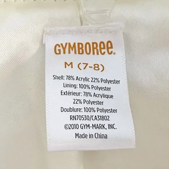 Gymboree Cream White Faux Fur Shrug Size 7/8 M Coat Fancy Dressed Up Jacket - Picture 4 of 8